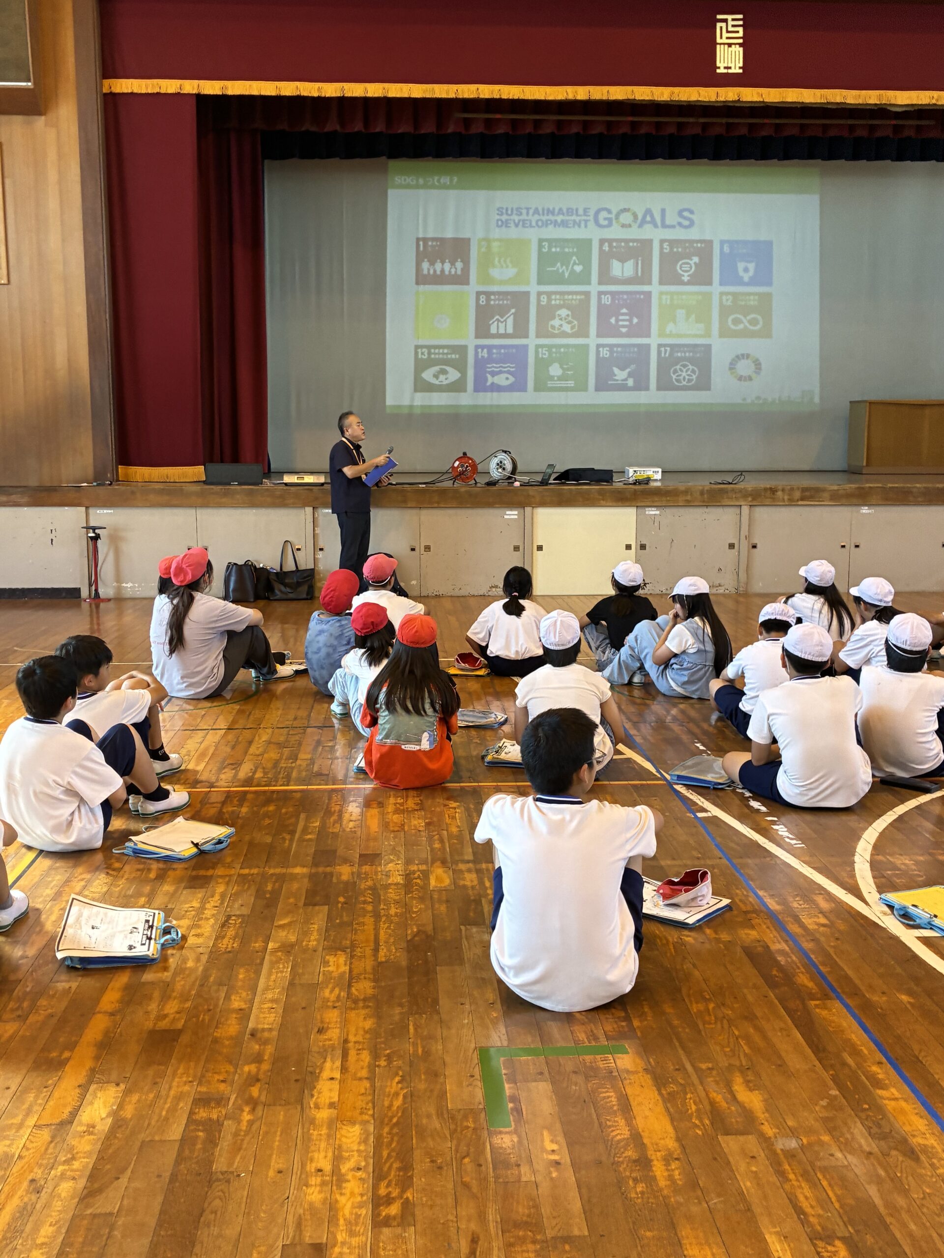 【豊橋市立下地小学校　福祉体験学習】